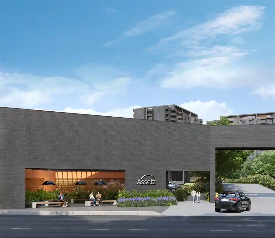 Assetz Miru and Miyo Apartment Main Entrance by Assetz Property Group located at Yelahanka, Bangalore Karnataka